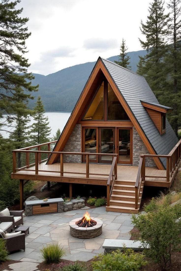 A-Frame evlər — 2025 1