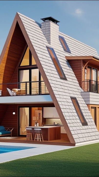 A-Frame evlər — 2025 12