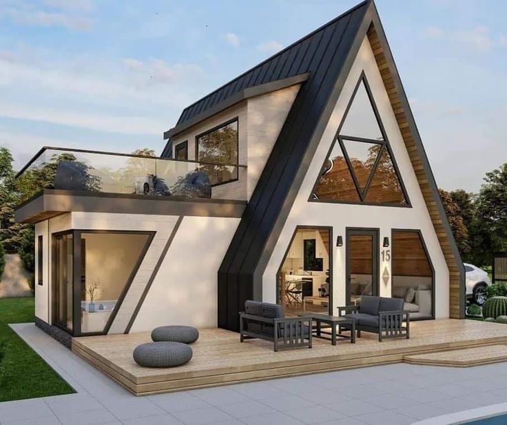 A-Frame evlər — 2025 5