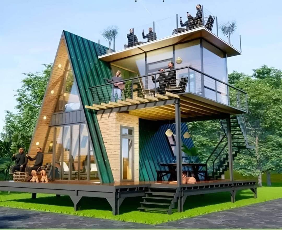 A-Frame evlər — 2025 9