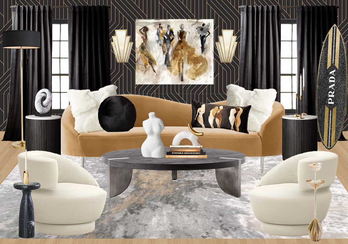 Art-Deko — Qonaq otağı 10