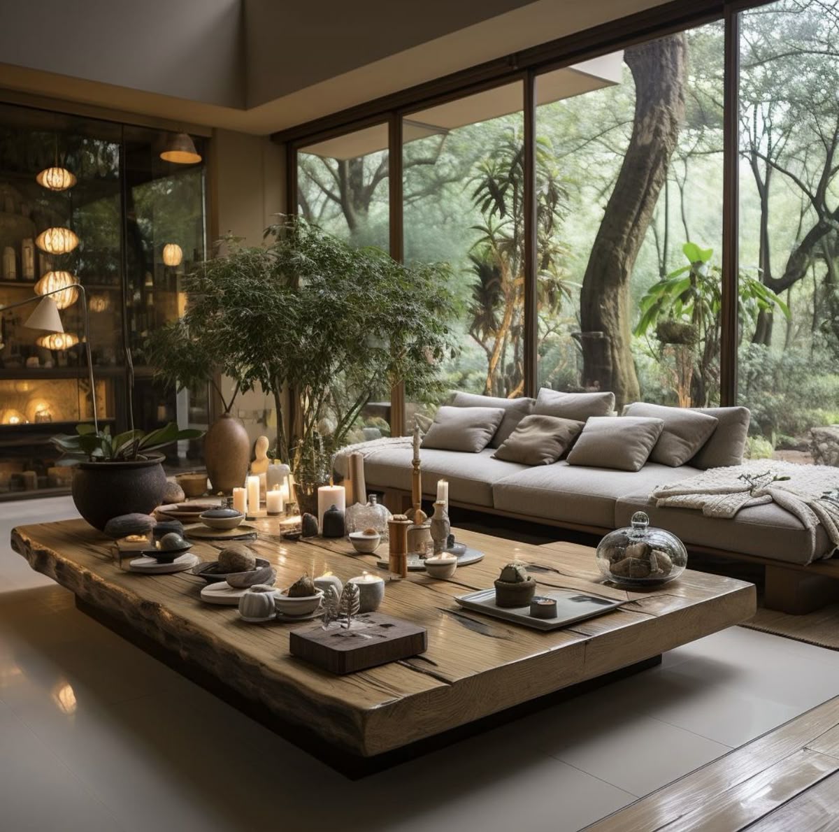 Biofilik — Qonaq otağı 2