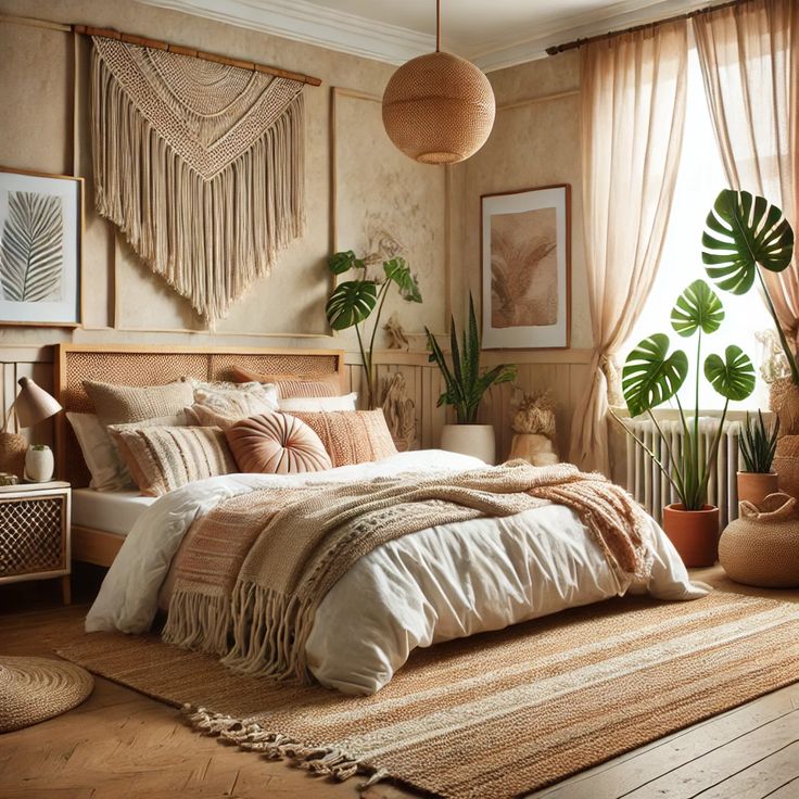 Boho / Eklektik — Yataq otağı 5