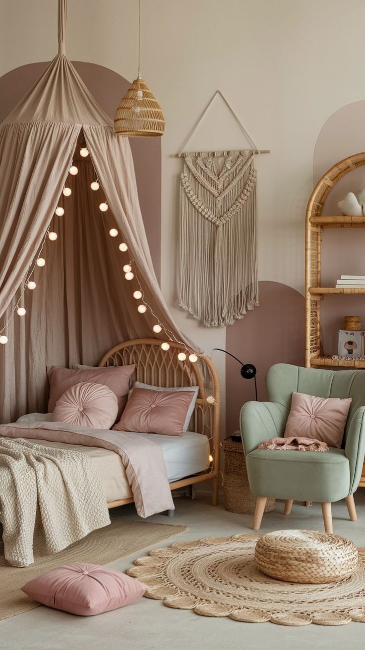 Boho / Eklektik — Uşaq otağı 2