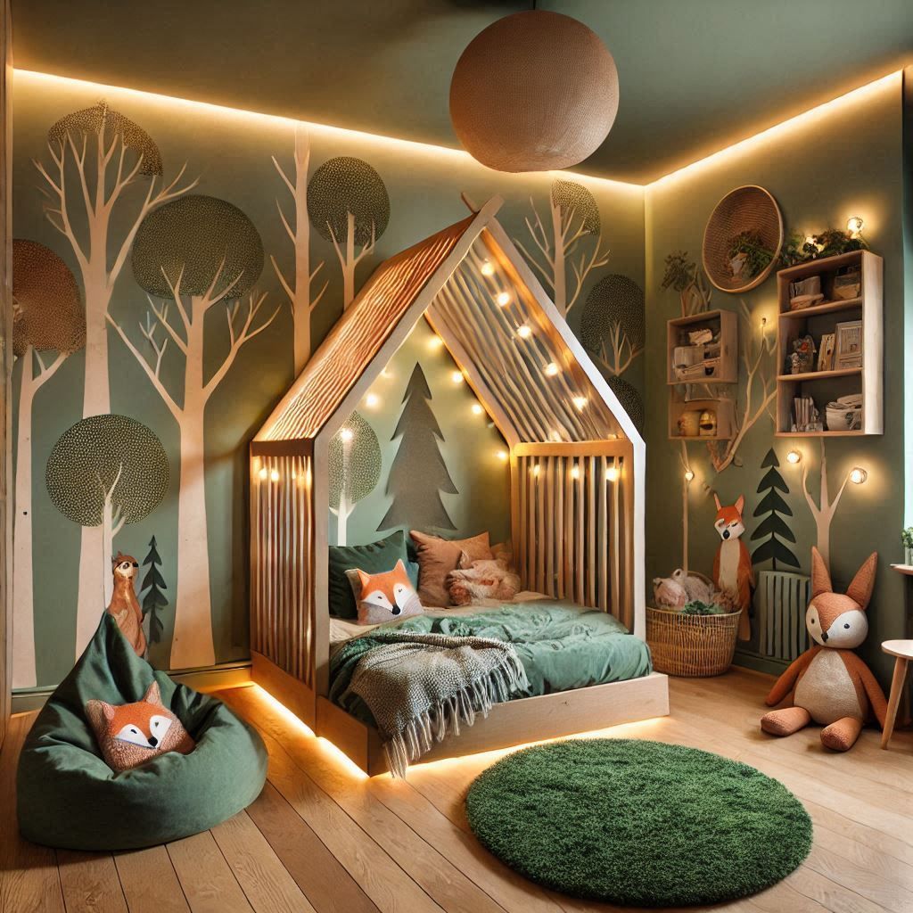 Boho / Eklektik — Uşaq otağı 5