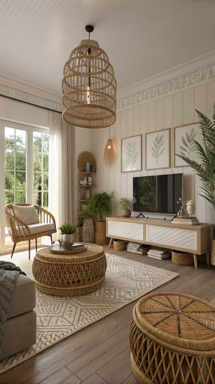 Boho / Eklektik — Qonaq otağı 2