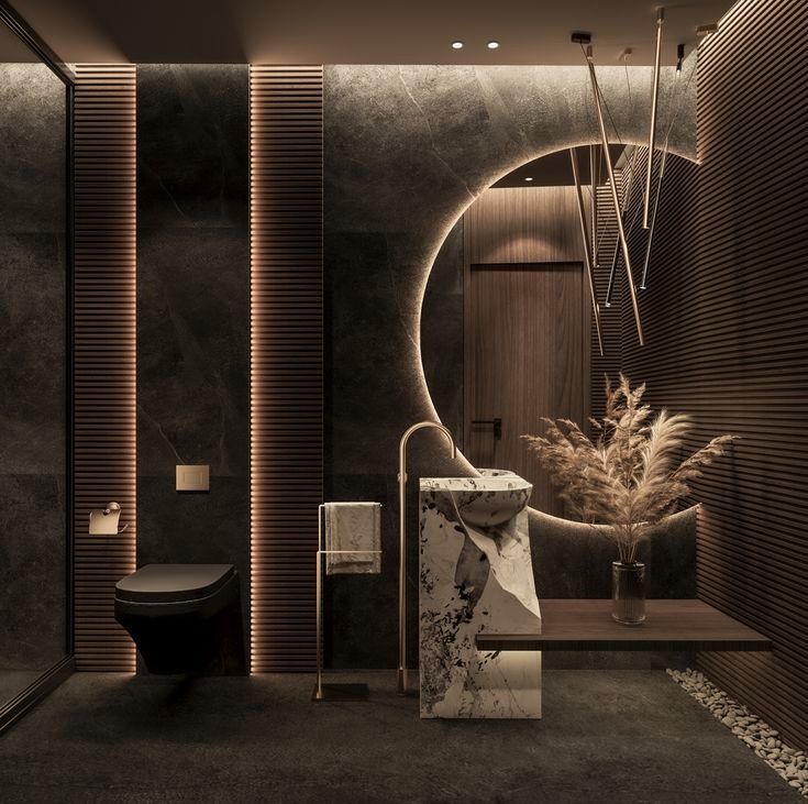 Ferma üslubu (Farmhouse) — Hamam Tualet 4