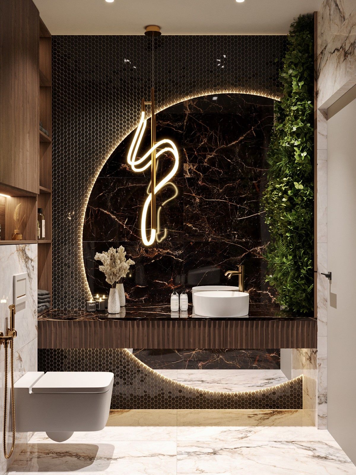 Ferma üslubu (Farmhouse) — Hamam Tualet 8