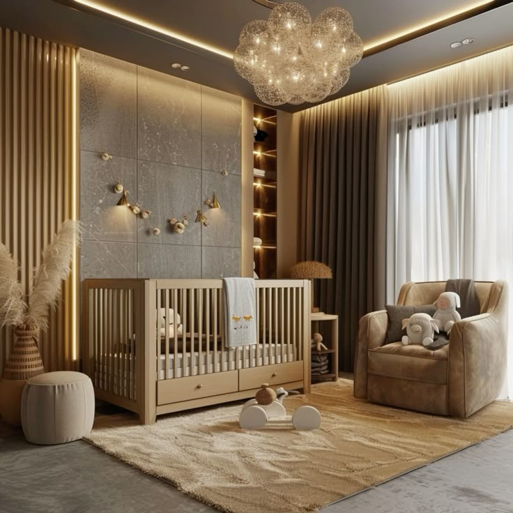 Ferma üslubu (Farmhouse) — Uşaq otağı 6