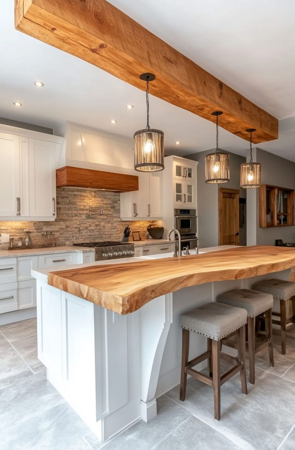 Ferma üslubu (Farmhouse) — Mətbəx 10