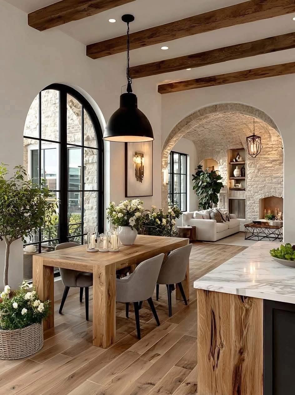 Ferma üslubu (Farmhouse) — Mətbəx 4