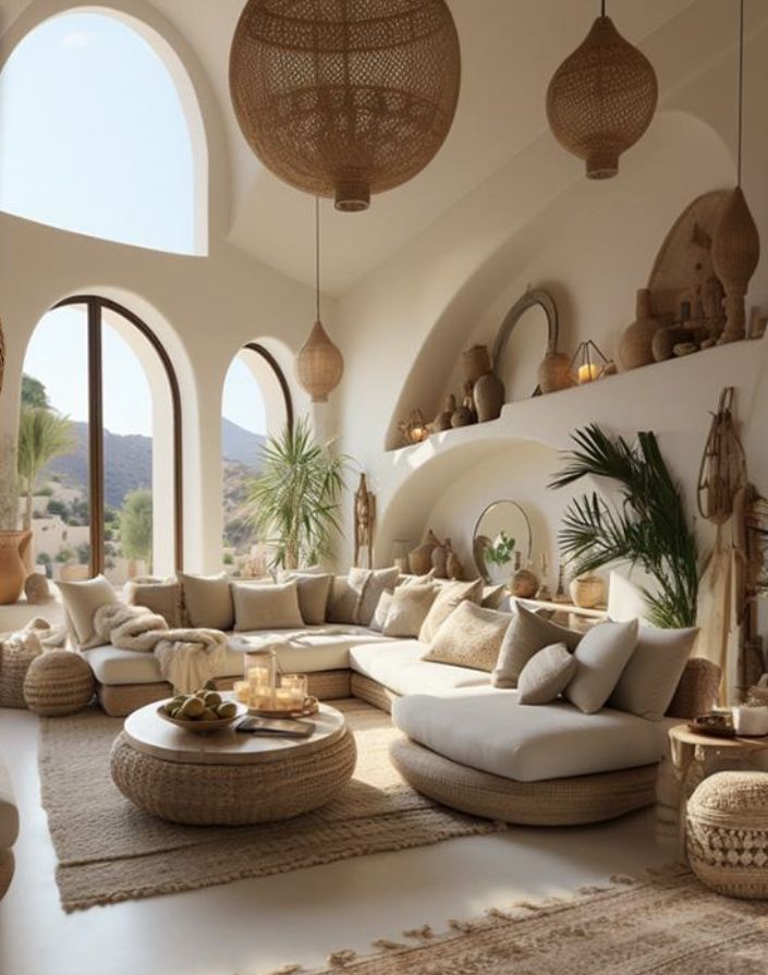 Ferma üslubu (Farmhouse) — Qonaq otağı 8