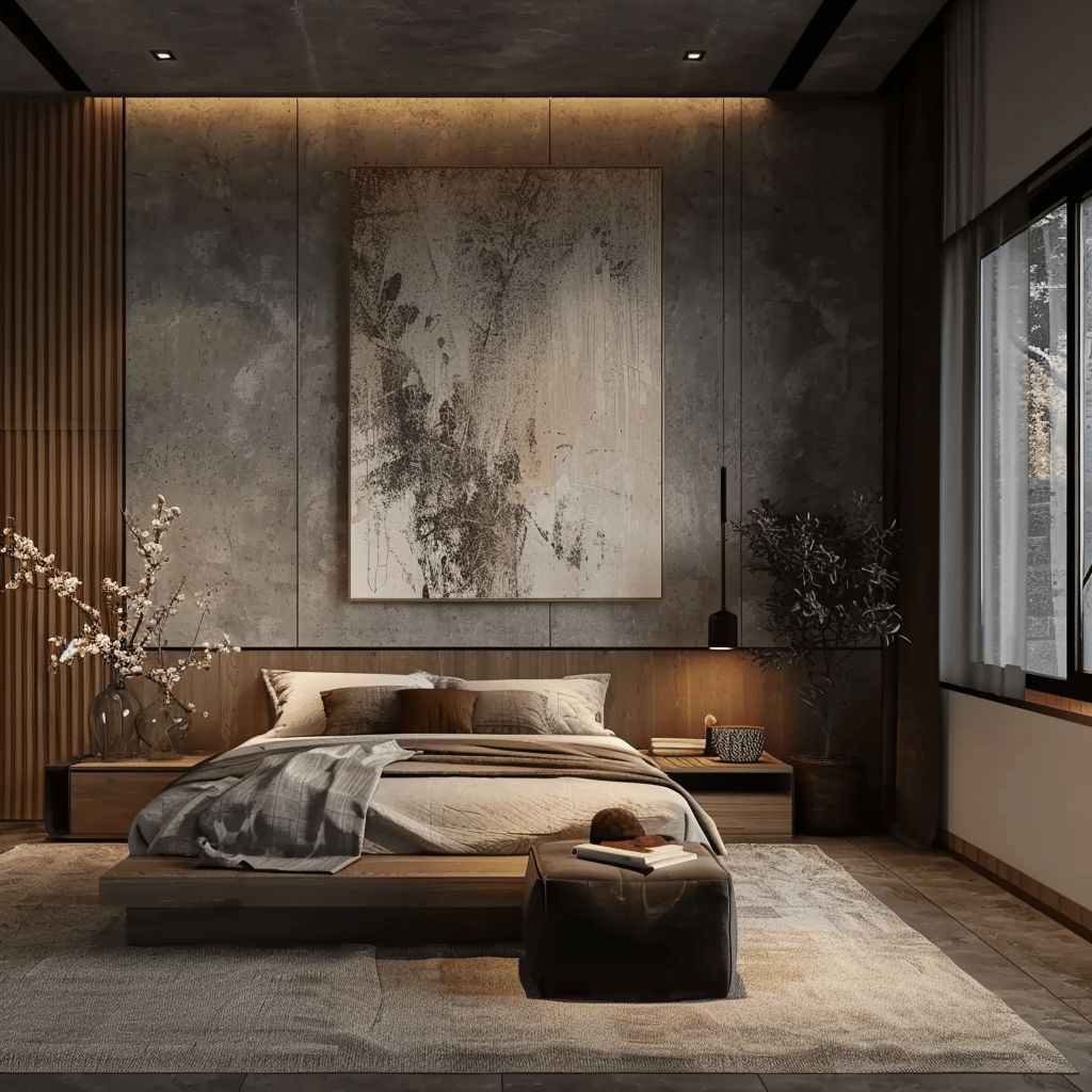 Sənaye / Loft — Yataq otağı 2