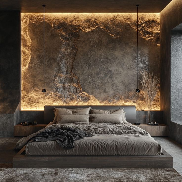 Sənaye / Loft — Yataq otağı 3