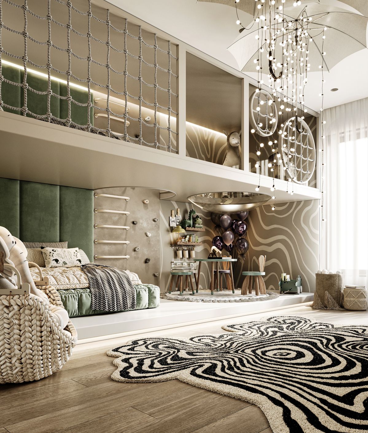 Sənaye / Loft — Uşaq otağı 4