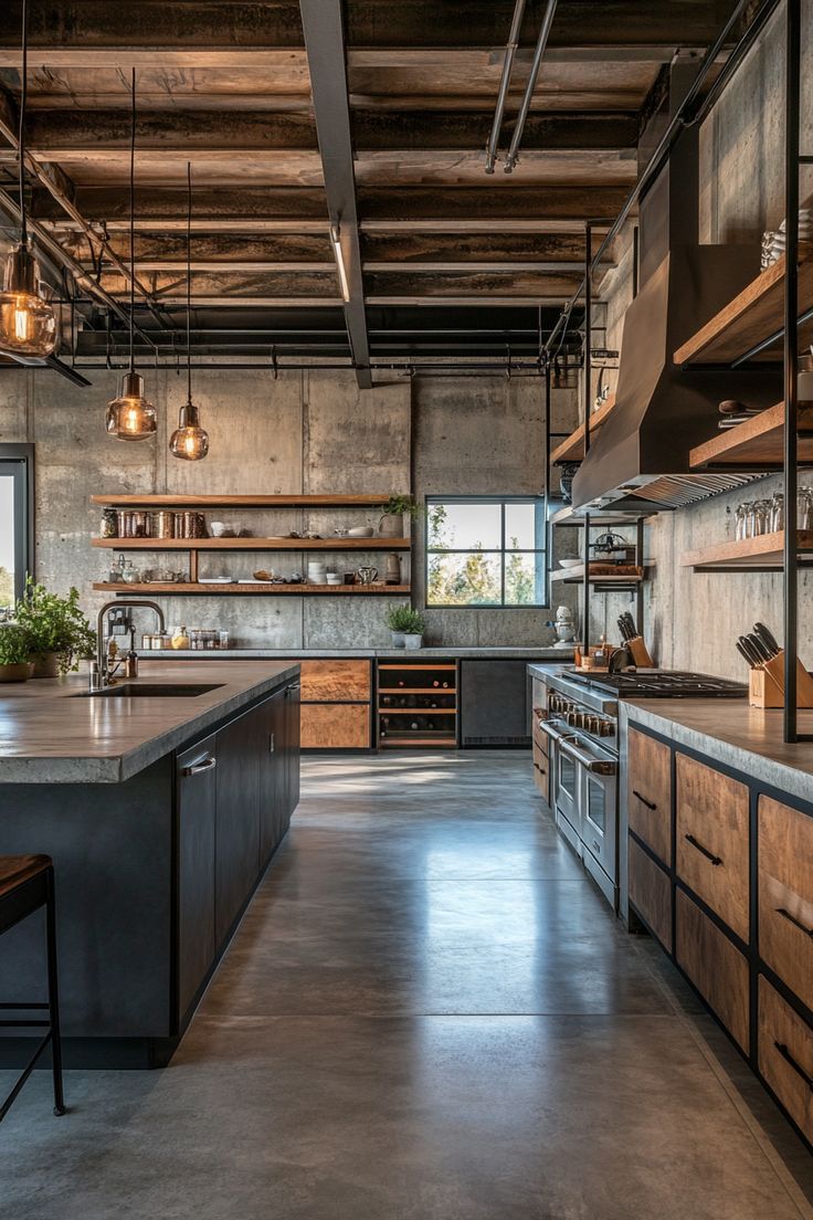 Sənaye / Loft — Mətbəx 1