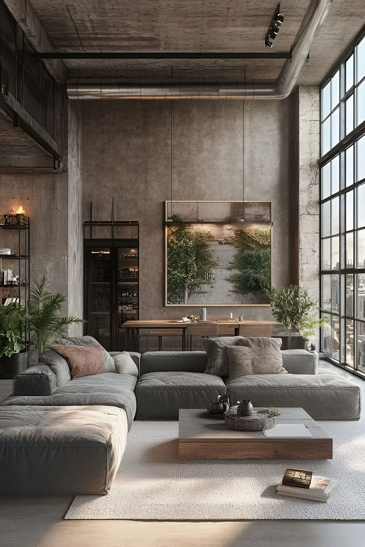 Sənaye / Loft — Qonaq otağı 3