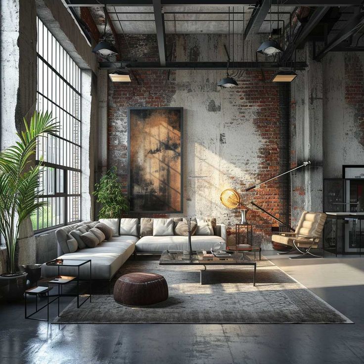 Sənaye / Loft — Qonaq otağı 4