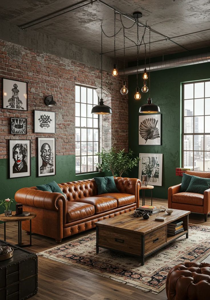 Sənaye / Loft — Qonaq otağı 6