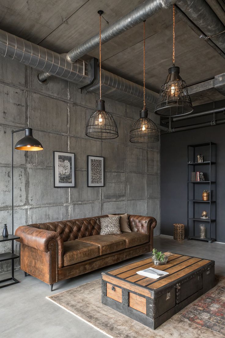 Sənaye / Loft — Qonaq otağı 7