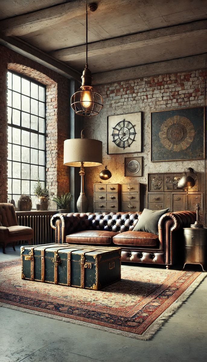 Sənaye / Loft — Qonaq otağı 8