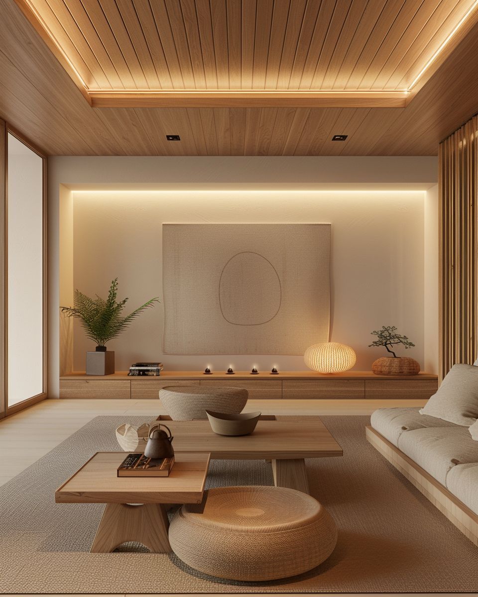 Japandi — Qonaq otağı 8