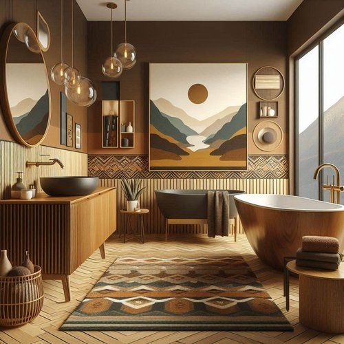 Mid-century müasir — Hamam Tualet 1