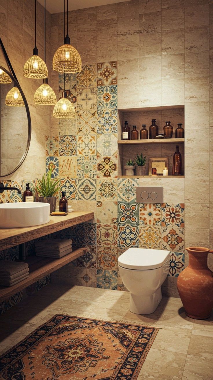 Mid-century müasir — Hamam Tualet 5