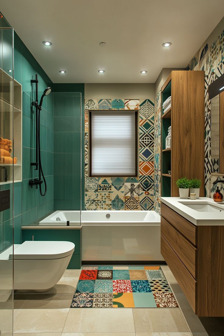 Mid-century müasir — Hamam Tualet 8