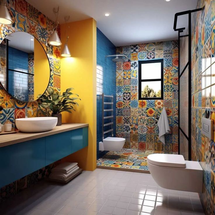 Mid-century müasir — Hamam Tualet 9