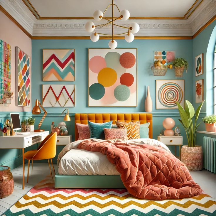 Mid-century müasir — Yataq otağı 2