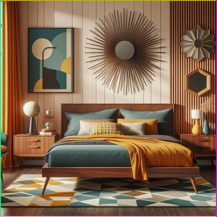 Mid-century müasir — Yataq otağı 5