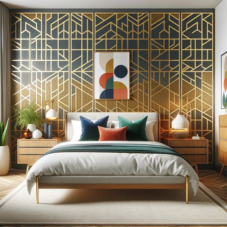 Mid-century müasir — Yataq otağı 8