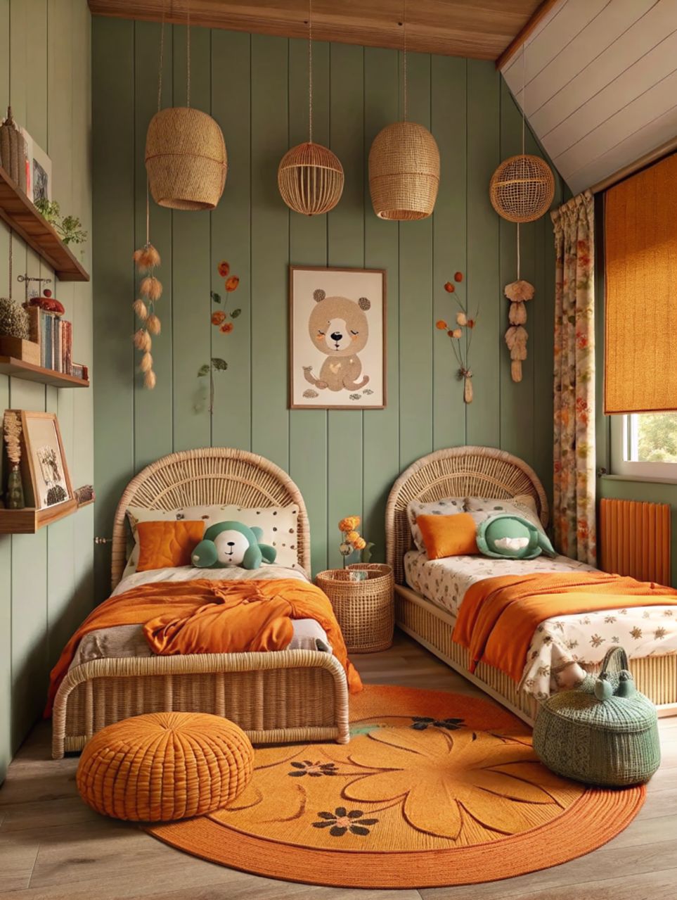 Mid-century müasir — Uşaq otağı 4