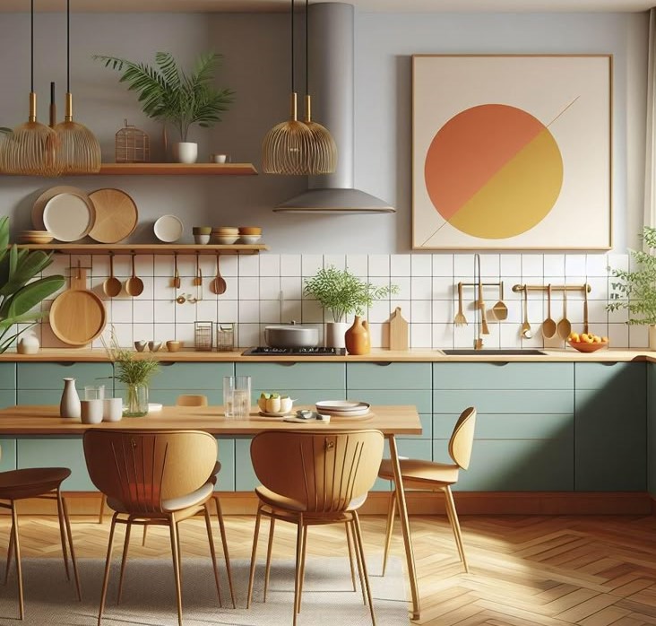 Mid-century müasir — Mətbəx 1