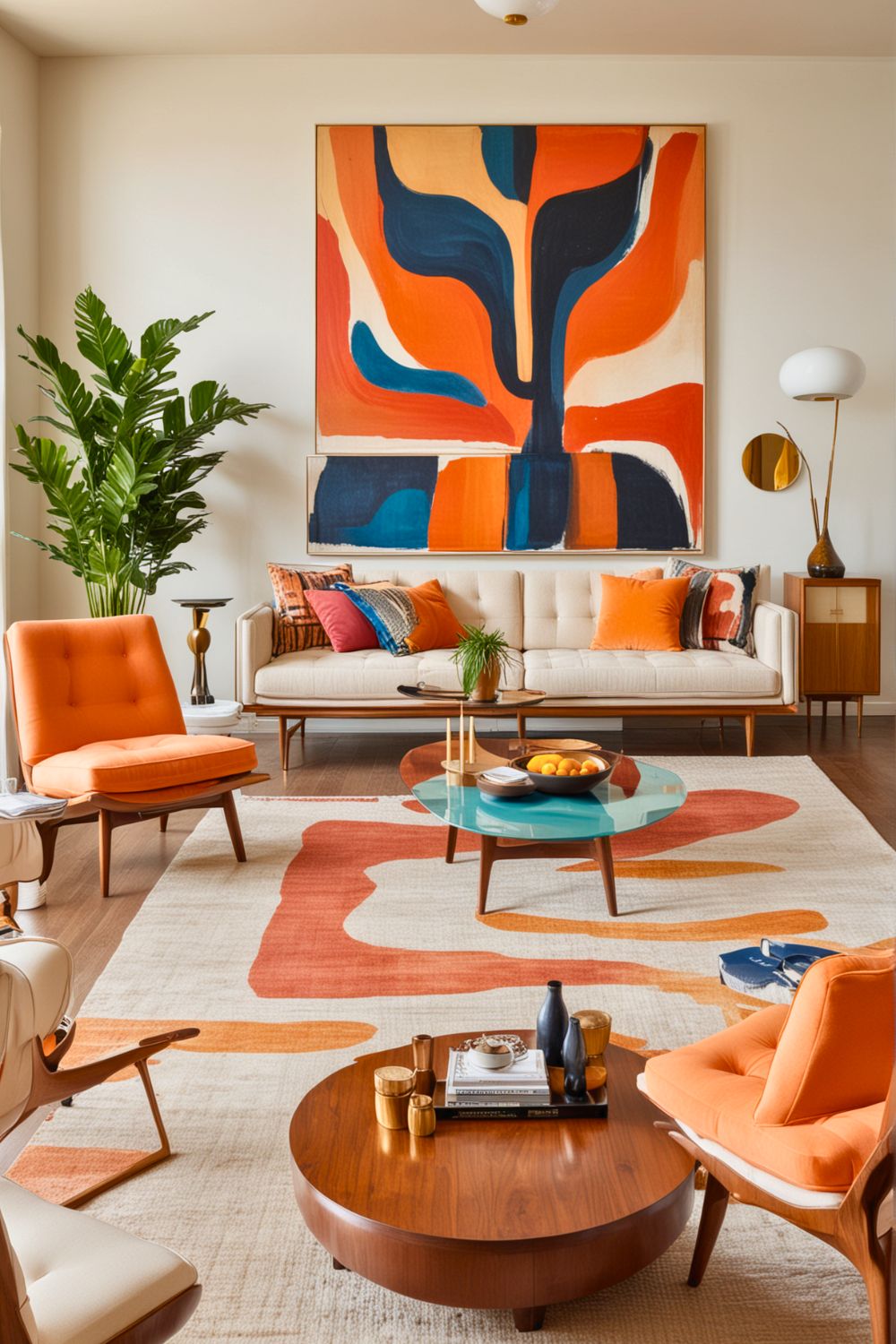 Mid-century müasir — Qonaq otağı 1