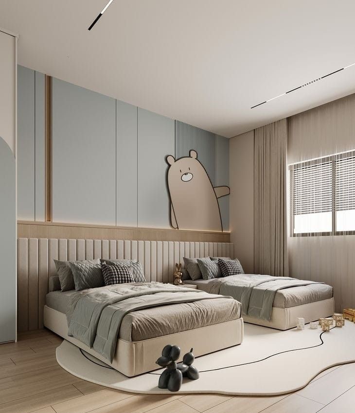 Minimalist — Uşaq otağı 9