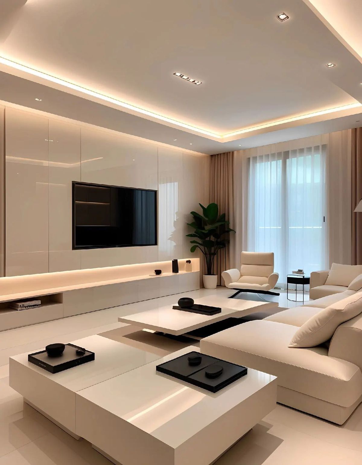 Minimalist — Qonaq otağı 8