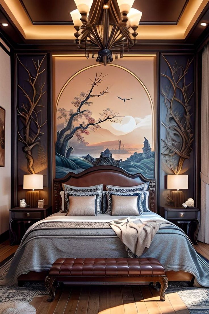 Şərq motivləri (Oriental) — Yataq otağı 3