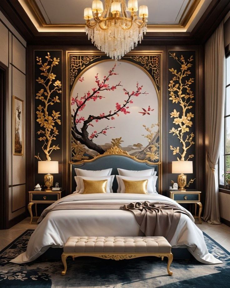 Şərq motivləri (Oriental) — Yataq otağı 8