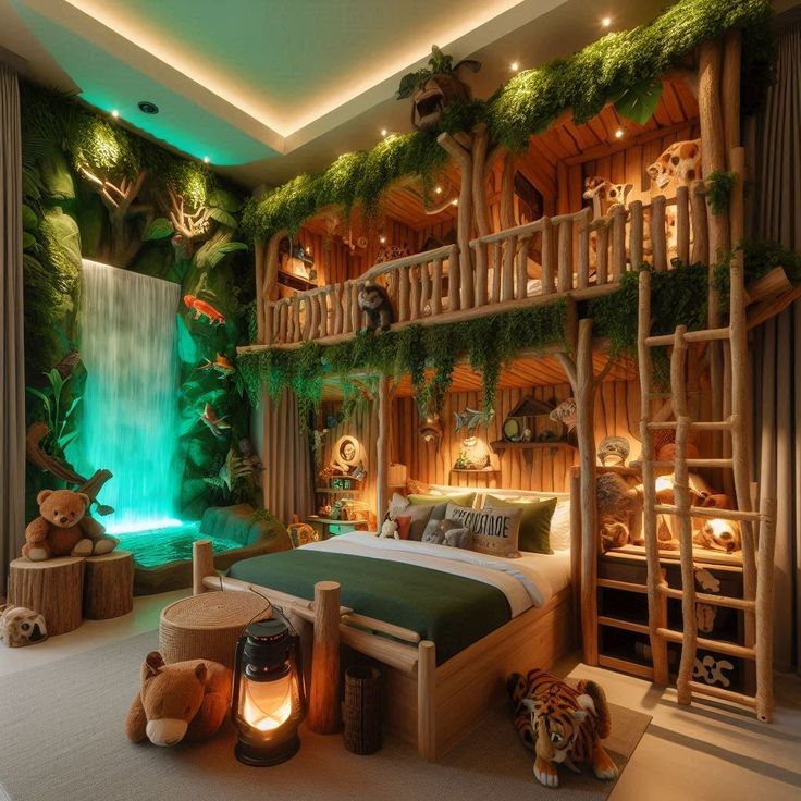 Şərq motivləri (Oriental) — Uşaq otağı 10