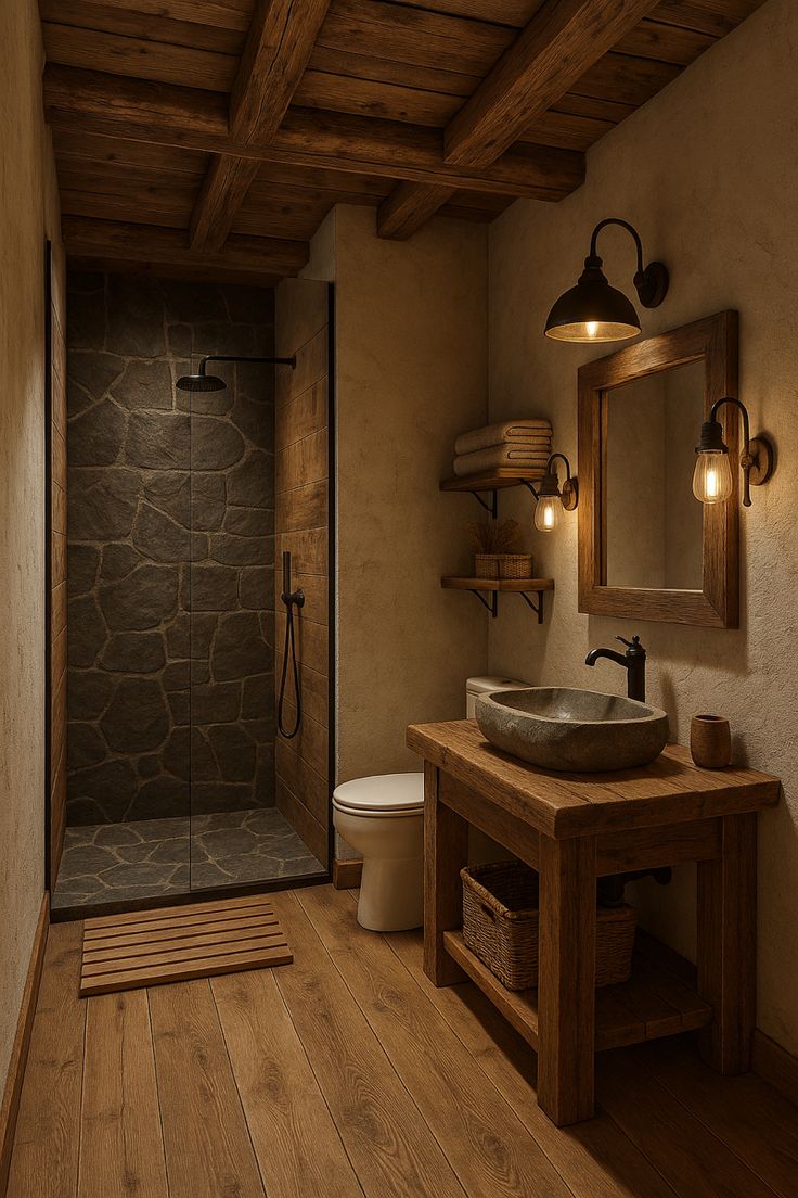 Rustik — Hamam Tualet 1